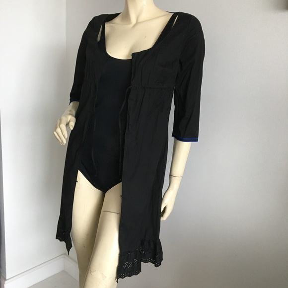 90s Miu miu quarter sleeve hook and eye closure baby doll dress - Picture 3 of 11